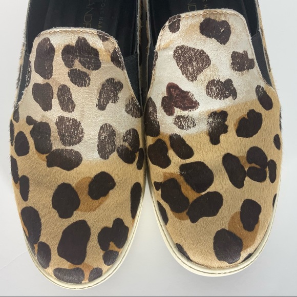 Cole Haan Pro Series Sneakers Leather Lining Tan Brown Animal Print Size: 9C - Picture 10 of 13